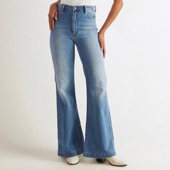 ROLLA'S Denim - Rolla's Eastcoast High Rise Flare in "Karen Blue" Size 27